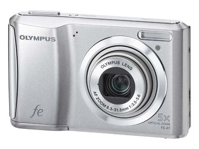 Olympus FE-47 Digitale Compact Camera - Zilver, Audio, Tv en Foto, Fotocamera's Digitaal, Zo goed als nieuw, Verzenden