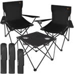 Trizand Vissersstoelen set met Tafel – Opvouwbaar & Weerb., Ophalen of Verzenden, Nieuw