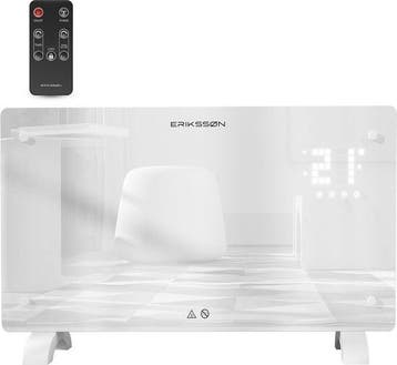 2dekans | Erikssøn Elektrische Kachel - 2000W Heater - wit, Ophalen of Verzenden, Zo goed als nieuw
