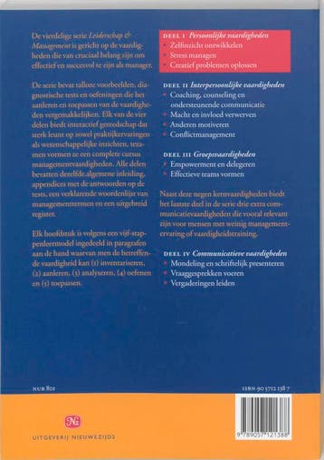 Persoonlijke vaardigheden / Leiderschap & Management / I, Verzenden, Gelezen, D.A. Whetten