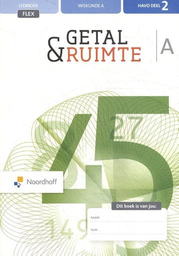 Getal amp Ruimte 12e ed havo A 2 FLEX leerboek 9789001894009, Boeken, Verzenden, Zo goed als nieuw