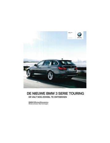 2012 BMW 3 SERIE TOURING BROCHURE NEDERLANDS, Nieuw, BMW, Author