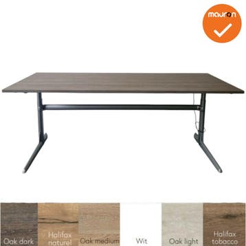 Ahrend 500 zit-sta bureau - nieuw blad naar keuze - 200cm..., Werkplek, Ophalen of Verzenden, Gebruikt, Bureau