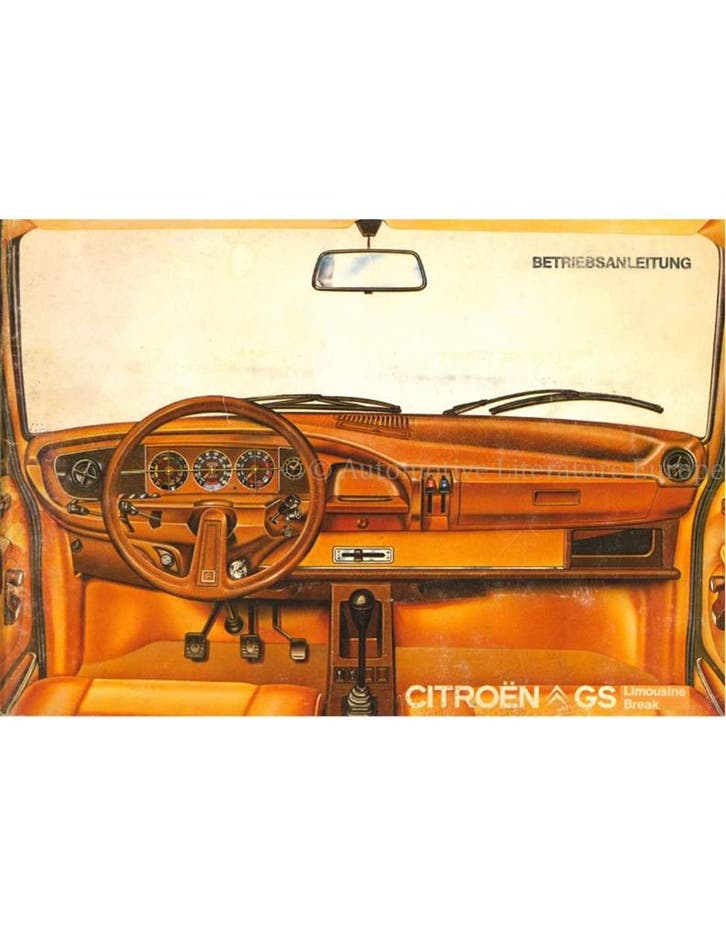 1978 CITROEN GS INSTRUCTIEBOEKJE DUITS, Auto diversen, Handleidingen en Instructieboekjes