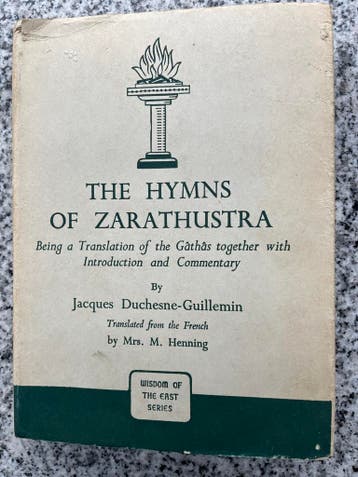 The hymns of Zarathustra, Boeken, Gelezen, Verzenden, Wijsbegeerte of Ethiek, Jacques Duchesne Guillemin