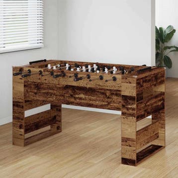 vidaXL Honkbaltafel Oudhout 146,5 x 74 x 85 cm Bewerkt hout, Verzenden, Nieuw