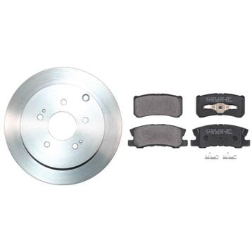 Voordeelpakket remschijven & remblokken Mitsubishi Grandis 2, Verzenden, Nieuw, Mitsubishi