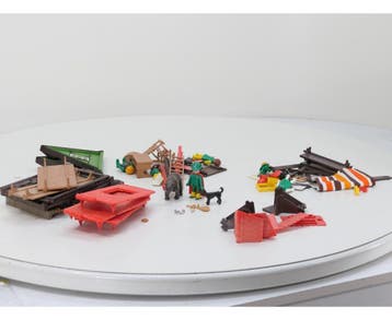 Playmobil 3440 / 3486 / 3567 Complete Vintage Huis, Markt..., Ophalen of Verzenden, Gebruikt