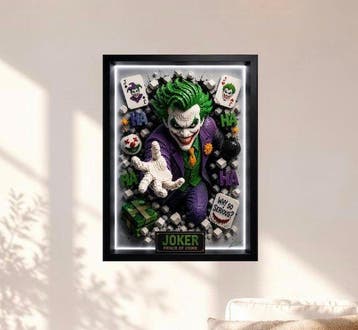 Lego Merchandise - Art - “Joker – Prince of Crime Brick Art, Nieuw