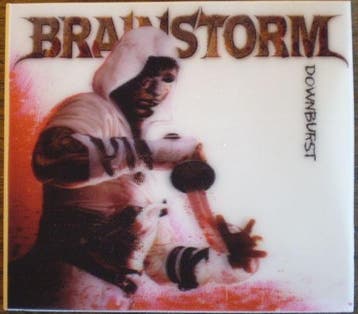 cd digi - Brainstorm - Downburst, Verzenden, Zo goed als nieuw