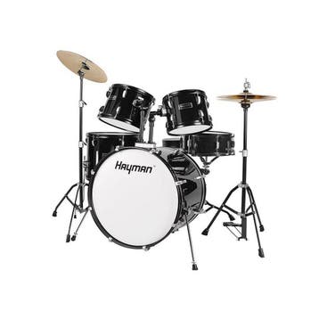 Hayman HM-100-BK Start Series 5-delig drumstel – Zwart, Ophalen of Verzenden, Nieuw