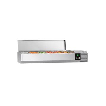 GGM Gastro | Opzetkoelvitrine PREMIUM - 1400x395mm - 6x GN |, Verzenden