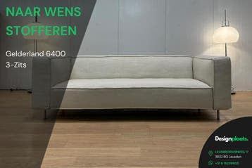 Gelderland 6400 3-Zits Bank – Stoffeer naar wens €2.899, Huis en Inrichting, Banken | Bankstellen, 75 tot 100 cm, Ophalen of Verzenden