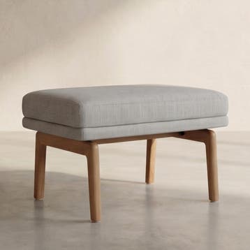 *WOONWINKEL* Scandinavische Hocker Met Eiken, Verzenden, Nieuw, Stof