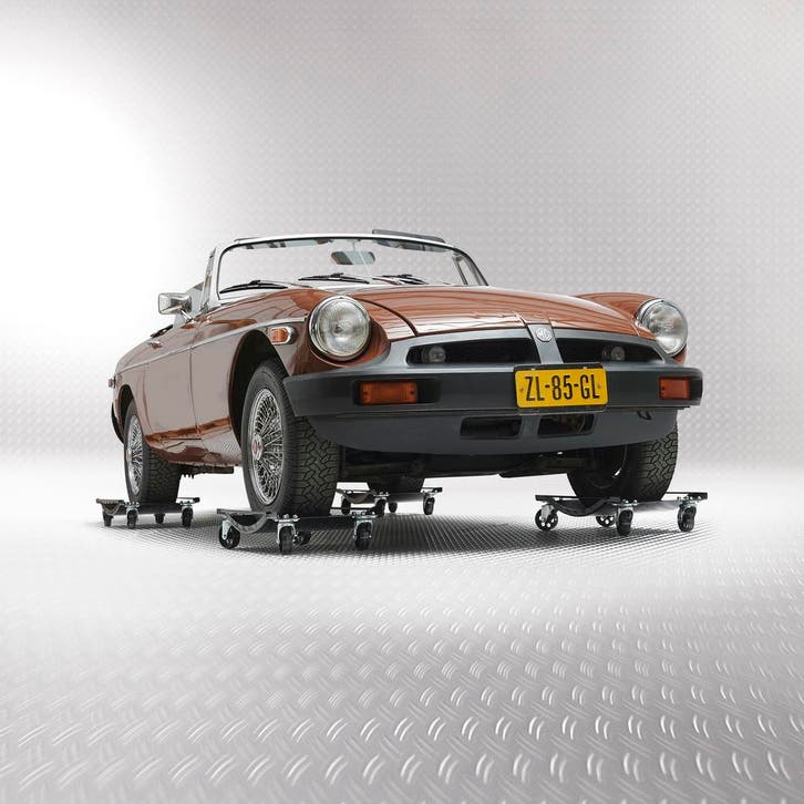 Datona Automovers set van 4 stuks - Datona - Zwart, Auto diversen, Auto-accessoires, Nieuw, Ophalen of Verzenden