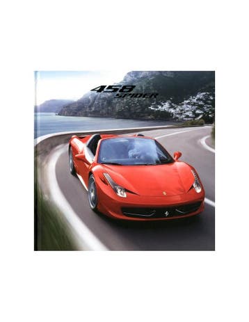 2011 FERRARI 458 SPIDER HARDCOVER BROCHURE 4056/11, Nieuw, Ferrari, Author
