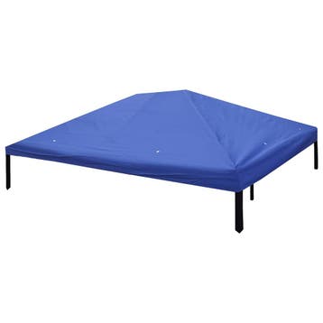 vidaXL Paviljoenhoes 300 x 400 cm Blauw, Verzenden, Nieuw