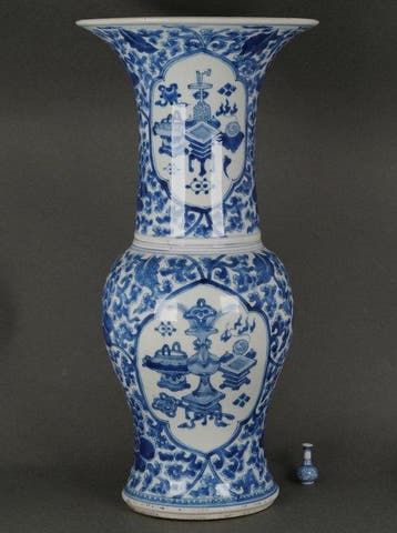 Vaas - Porselein - China - Kangxi (1662-1722) - 100