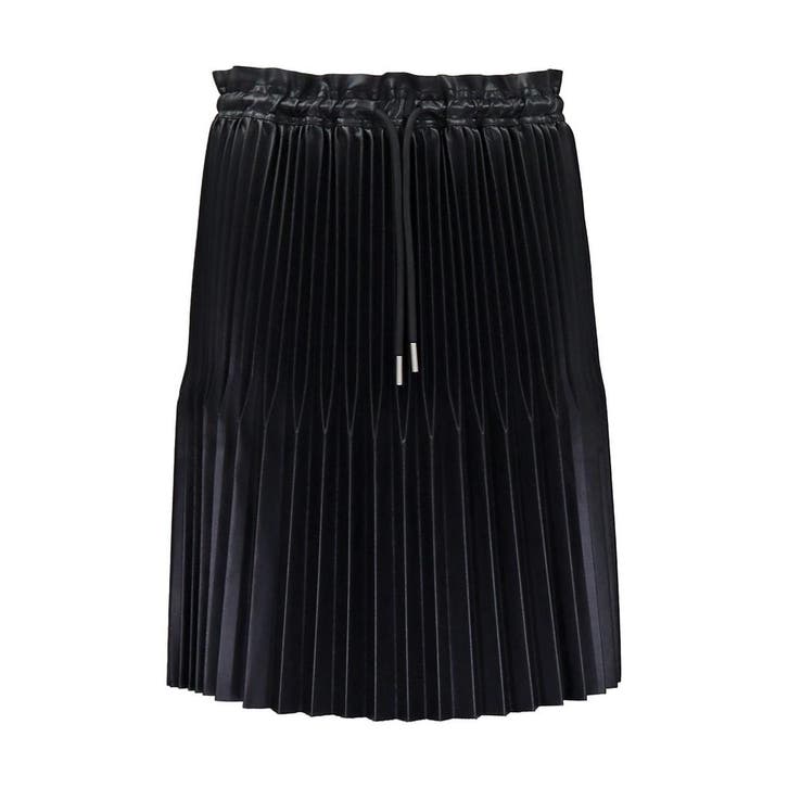 Frogbox • zwarte faux leather rok • 36, Kleding | Dames, Rokken, Zwart, Nieuw, Maat 36 (S), Verzenden