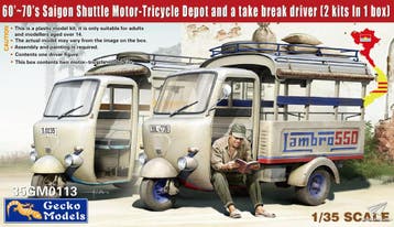 GECKO MODELS 35GM011360 60‘~70’s SAIGON SHUTTLE MOTOR-TR..., Nieuw