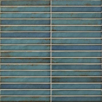 Wandtegel Cifre Raku Blauw Mozaiektegel 35x35 (Muurtegels), Nieuw, Ophalen of Verzenden, 20 tot 40 cm, 10 m² of meer