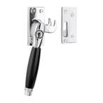 Klassieke raamsluiting glanzend nikkel met slot en ventil..., Doe-het-zelf en Verbouw, Hang- en Sluitwerk, Ophalen of Verzenden