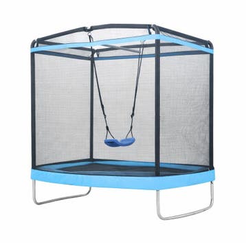 Trampoline Rechthoekig | Met Schommel | Nieuw | OP=OP, Ophalen of Verzenden, Nieuw