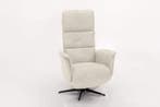 Relaxfauteuil Arkel - relaxfauteuils - Wit, Nieuw, Wit, Stof