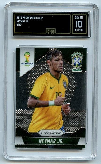 Panini - 2014 - Prizm - World Cup - GMA 10 - Gem Mint Neymar, Verzamelen, Stickers