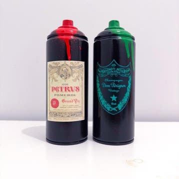 This Is Not A Toy (1988) - Dom Perignon & Petrus Spraypaints