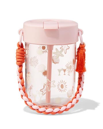 HEMA Waterfles 450ml met bandje strand, Verzenden, Nieuw
