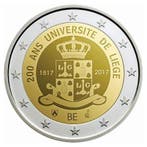 België 2 Euro Luik 2017 UNC, Postzegels en Munten, Verzenden