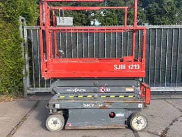 SkyJack SJ III 3219 8m elektro schaarlift hoogwerker, Ophalen