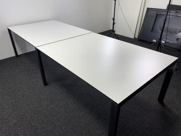 Gispen Vergadertafel 74x320x120 cm Wit Blad, Ophalen of Verzenden, Gebruikt