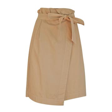 Nenette • beige overslag rok • 34 (IT40), Verzenden, Beige, Maat 34 (XS) of kleiner, Nenette