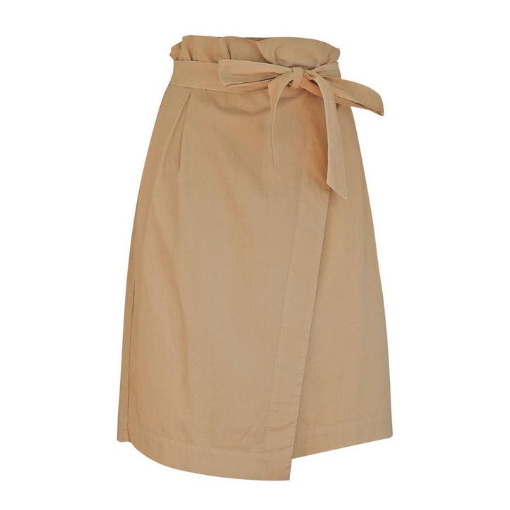 Nenette • beige overslag rok • 34 (IT40), Kleding | Dames, Rokken, Beige, Nieuw, Maat 34 (XS) of kleiner, Verzenden