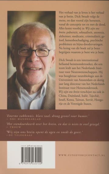 Wij zijn ons brein 9789025439149 Dick F. Swaab, Verzenden, Gelezen, Dick F. Swaab