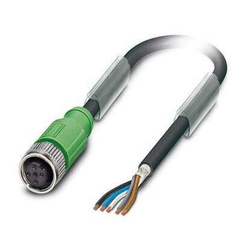 M12 5-Pin Afgeschermde Sensor Kabel 5M PUR - 1682951, Doe-het-zelf en Verbouw, Verzenden, Nieuw, Overige typen