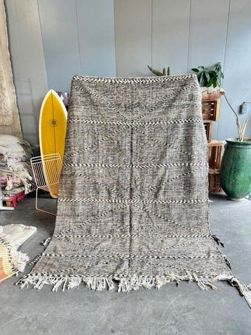 Vintage Moroccan Kilim – Handwoven Wool – Geometric Design -, Nieuw