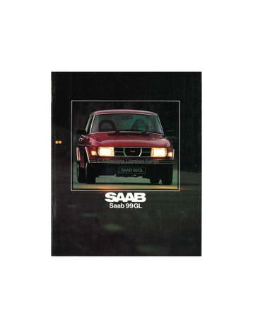 1980 SAAB 99 GL BROCHURE NEDERLANDS, Nieuw, Author