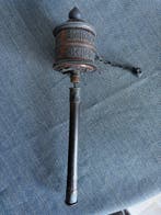 Antiek Tibetaans Gebedwiel (Mani-wiel) – Koper en Hout -, Antiek en Kunst