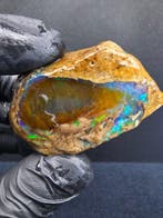 226ct Crystal Opal Specimen Ruw- 45.31 g, Verzamelen, Mineralen en Fossielen