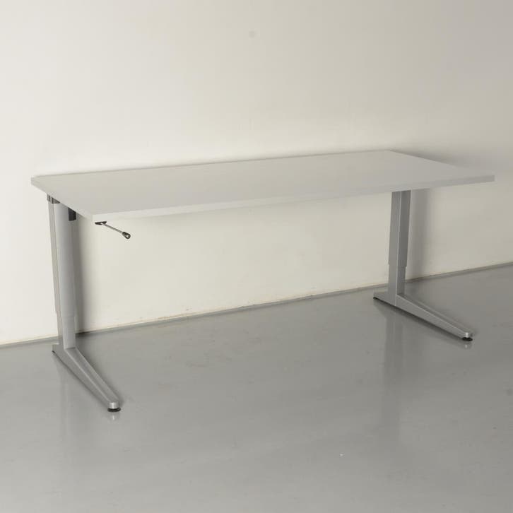Ahrend Four Two bureau, lichtgrijs blad, 180 x 80 cm, hoogte, Huis en Inrichting, Bureaus, Ophalen of Verzenden