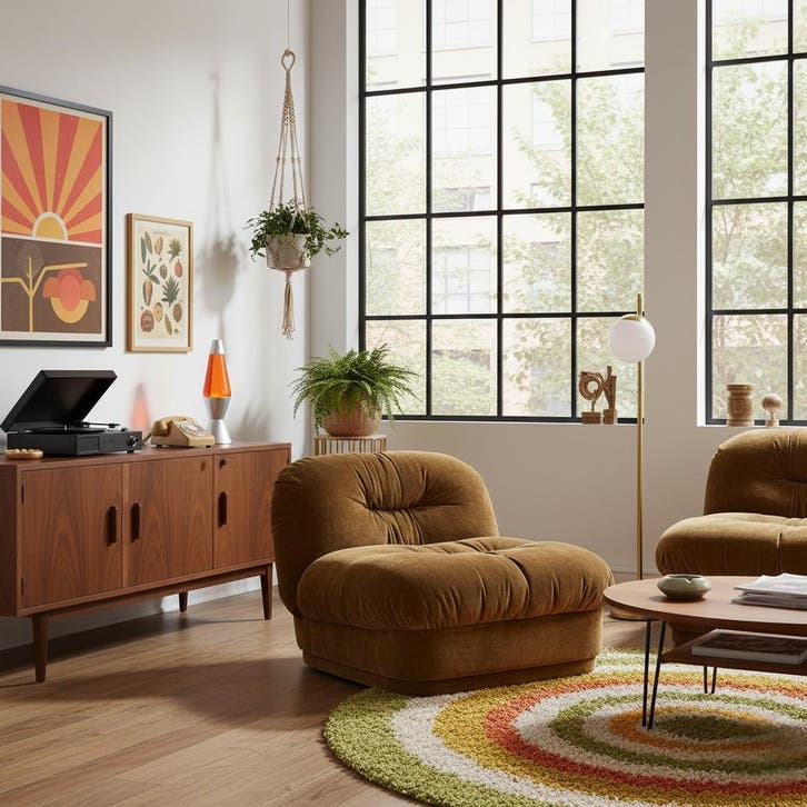 Lounge chair Nook - Mosterd, Huis en Inrichting, Stoelen, Nieuw, Ophalen of Verzenden
