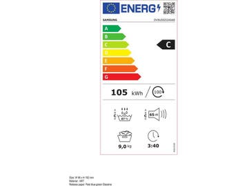 Samsung DV9UDG52A0AEEN - Droogkast - Warmtepomptechnologie, Verzenden, Zo goed als nieuw