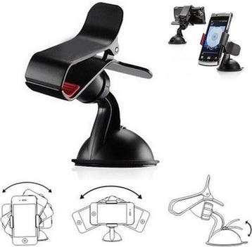 Telefoonhouder auto – Universele Klemhouder – Voor Voorruit, Telecommunicatie, Telefoonhouders, Ophalen of Verzenden, Nieuw
