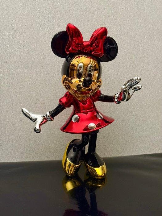 GF Exclusives - Chrome Colored Minnie Mouse 3D Object, Antiek en Kunst, Kunst | Designobjecten