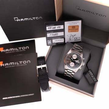 Hamilton Khaki Chronograph H714660; Automatisch Heren Hor..., Sieraden, Tassen en Uiterlijk, Horloges | Heren, Overige merken