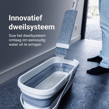 2dekans | Techweise 4-in-1 Dweilsysteem - met Spray -, Ophalen of Verzenden