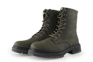 Bullboxer Veterboots in maat 40 Groen, Overige kleuren, Verzenden, Boots, Zo goed als nieuw